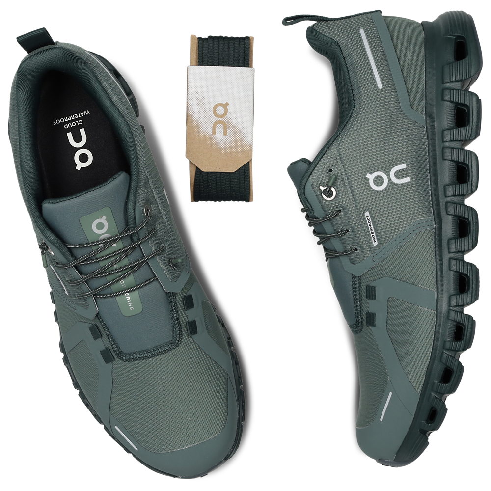 On Cloud 6 Waterproof – Olive/Black