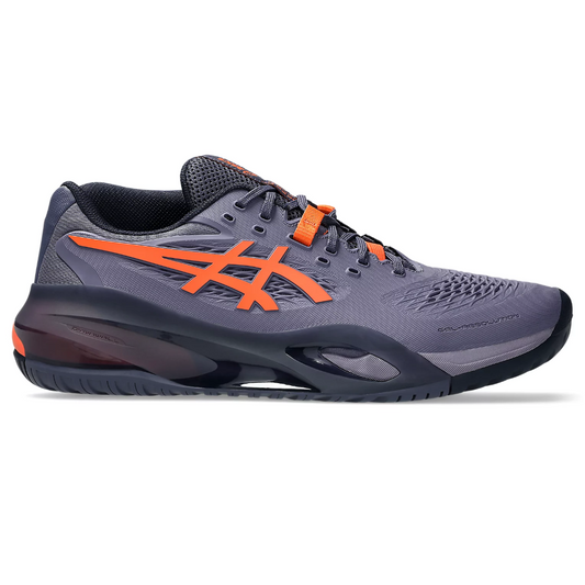 ASICS Men's GEL Resolution X Clay - Greyish Purple/Nova Orange