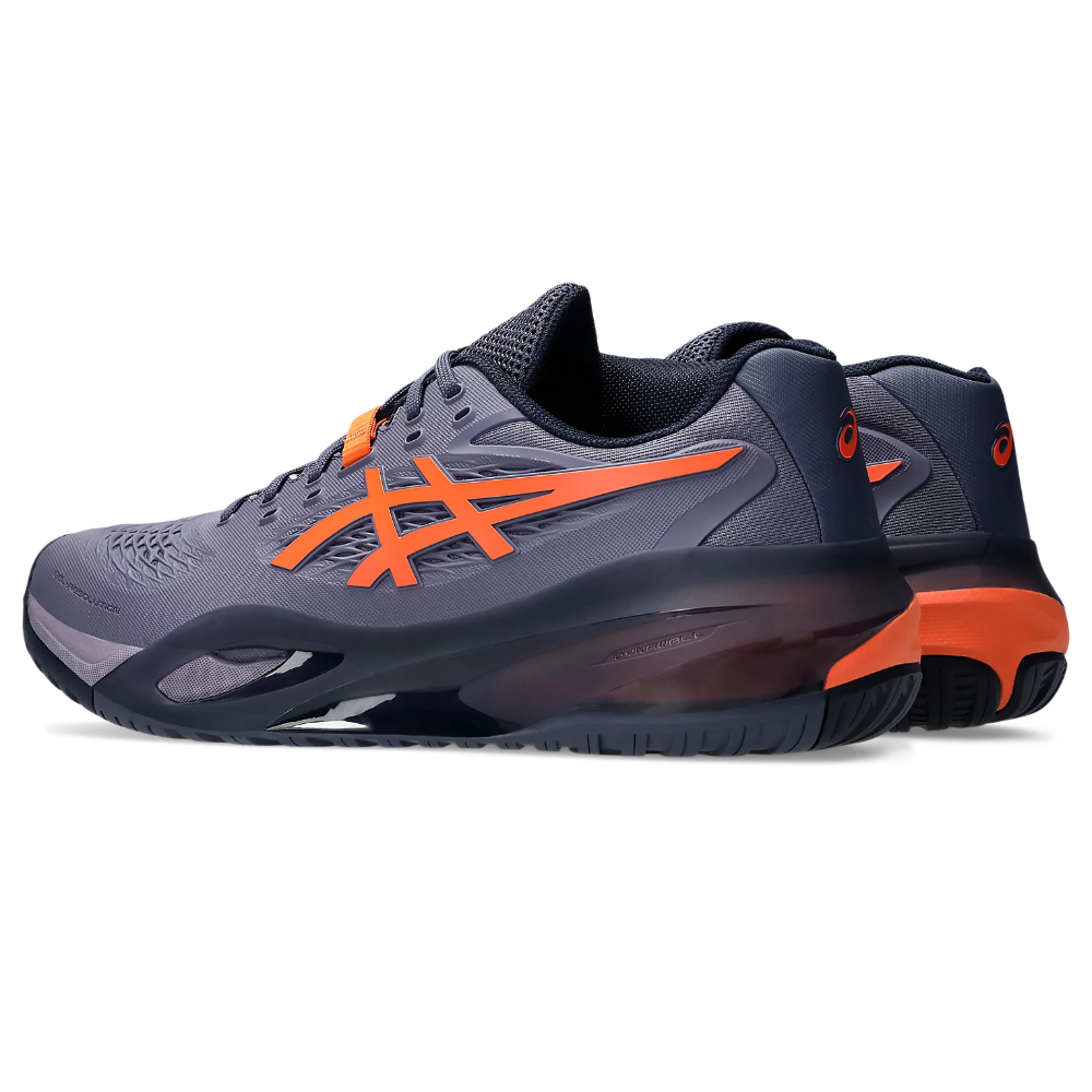 ASICS Men's GEL Resolution X Clay - Greyish Purple/Nova Orange
