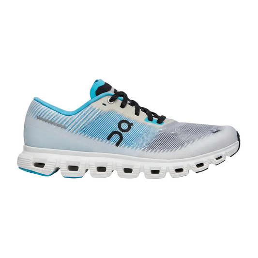 On Cloudflush Ice/Aqua – side profile