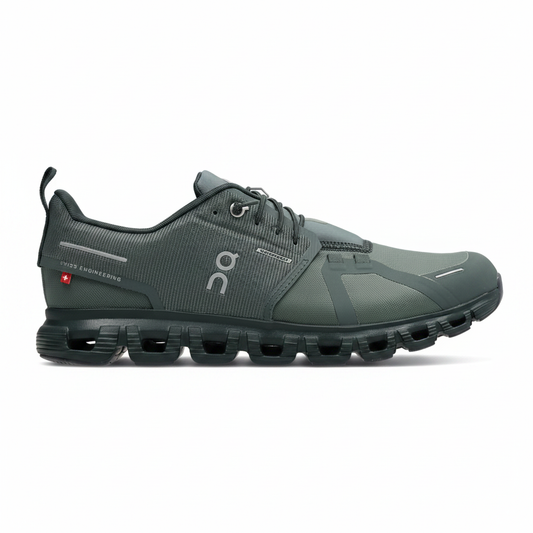 On Cloud 5 Waterproof Olive/Black – side profile